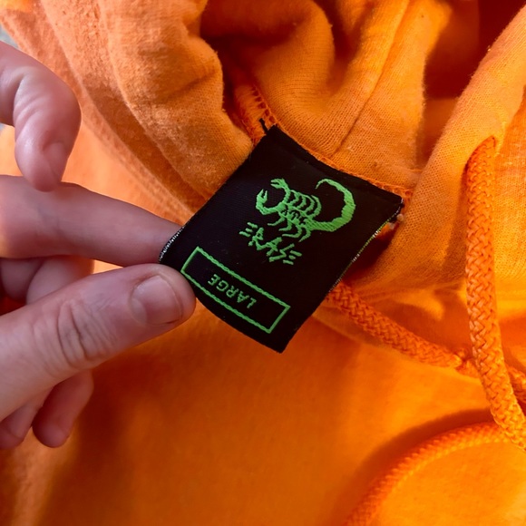 Men’s orange hoodie ⚡️⚡️ - Picture 3 of 4